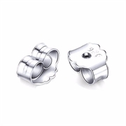 Bagstoppere. Blomst. 925 Sterling sølv. 1 par